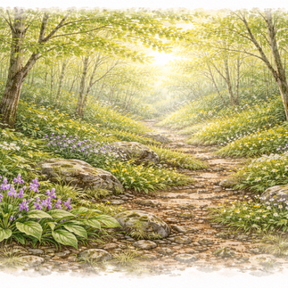 山の中で見られる環境の断片