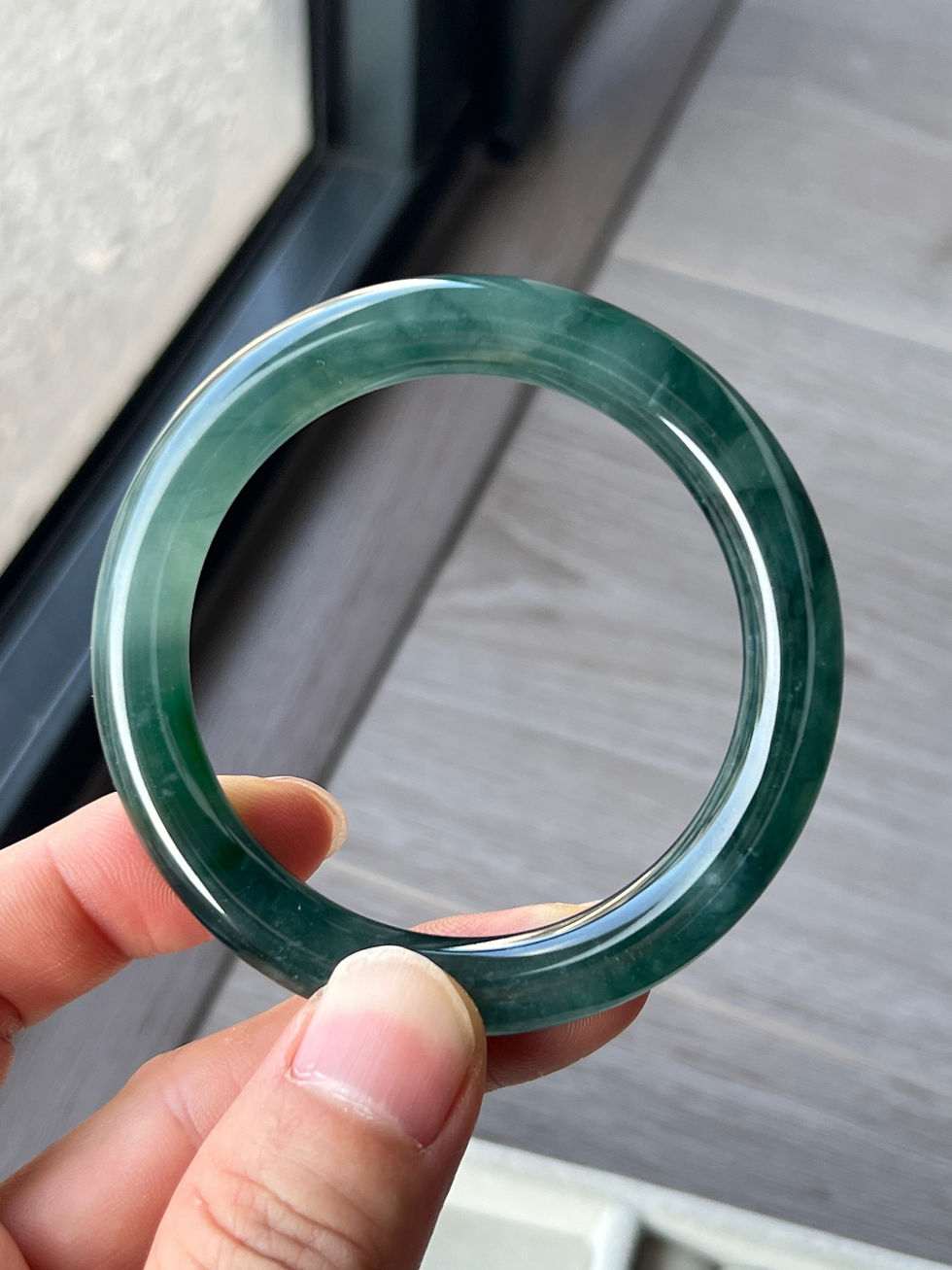 Thumbnail: Flourish Blue Flowers Bangle #54/55