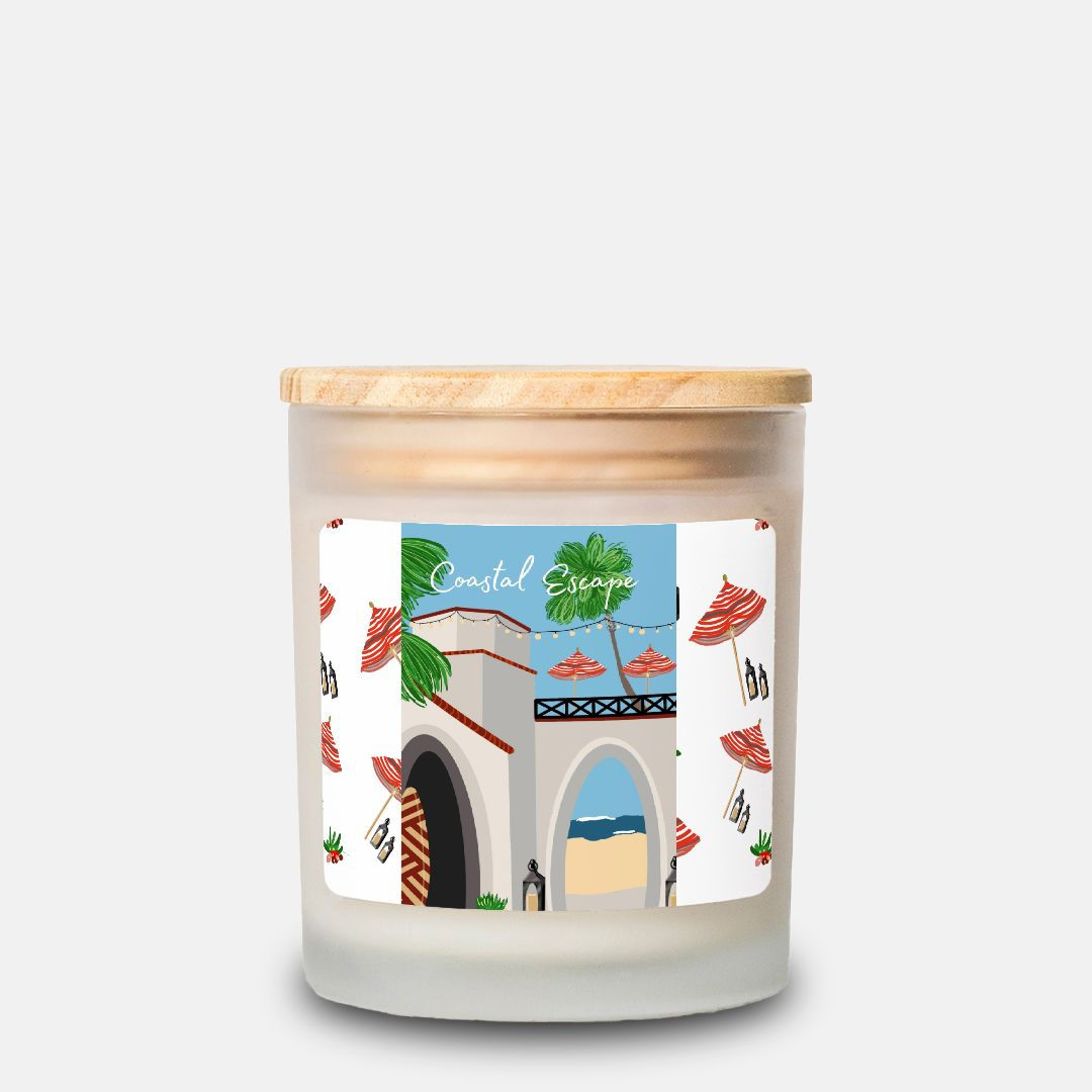 Coastal Escape Candle, Mango Coconut Scent