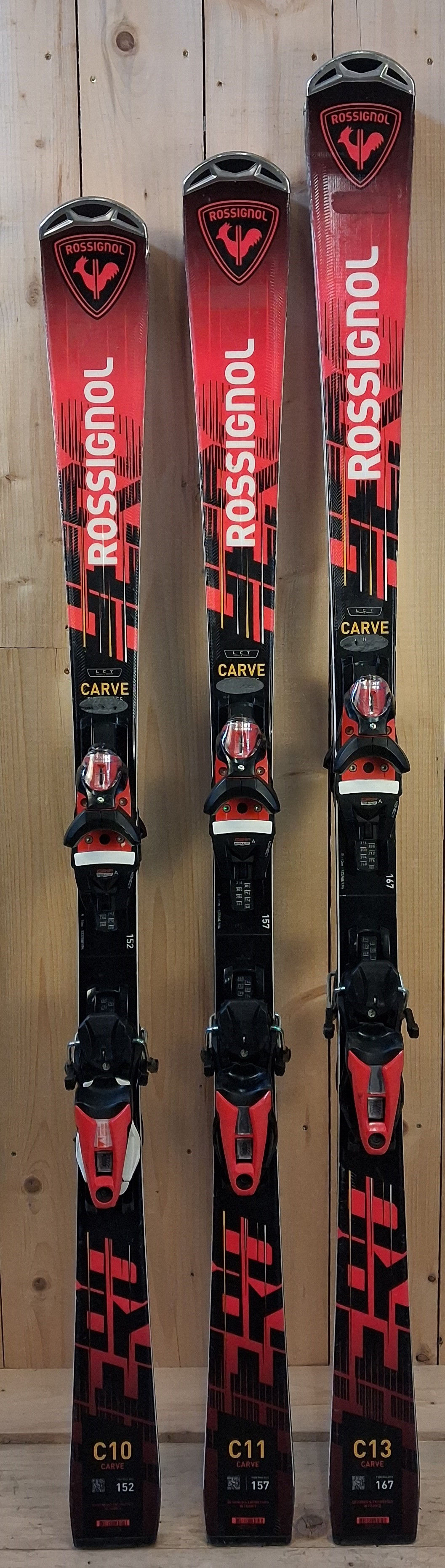 3x Rossignol Hero Carve (1 Euro za parę)