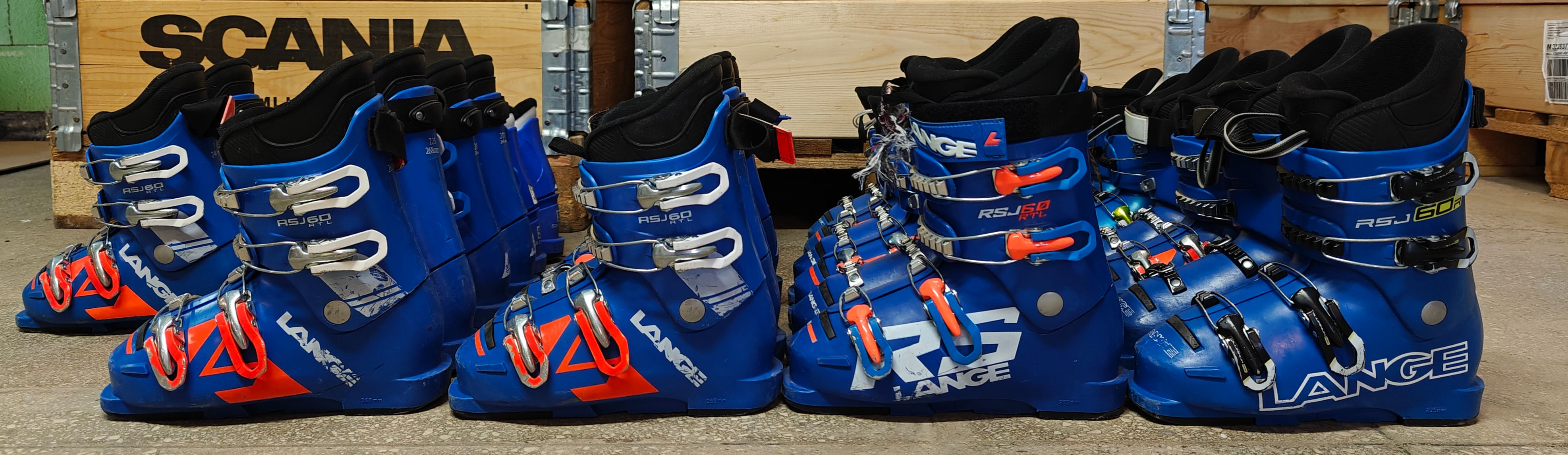 14x Pakiet butów narciarskich JR Lange (15 euro para)