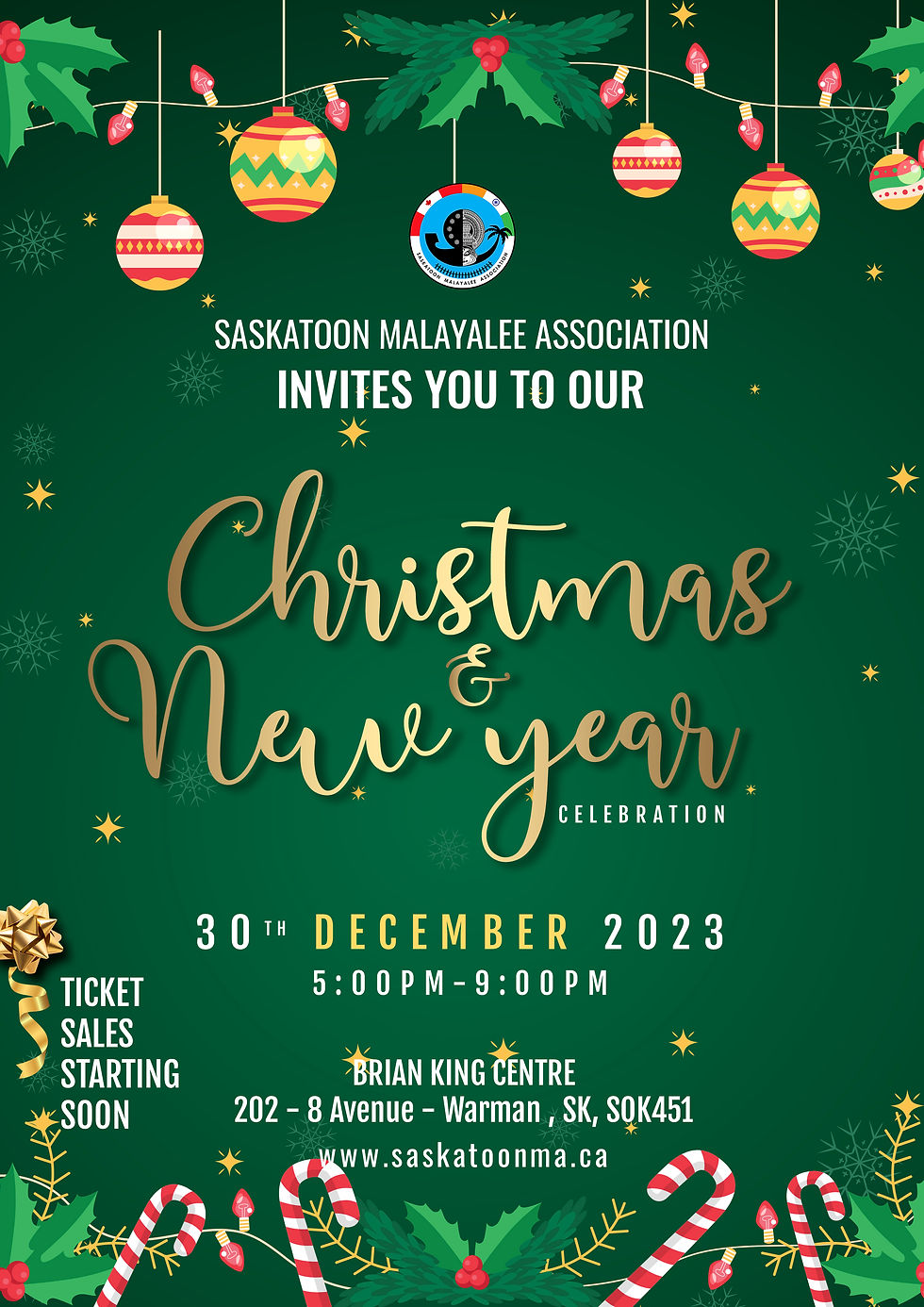 SMA Christmas New Year Celebration Invitation