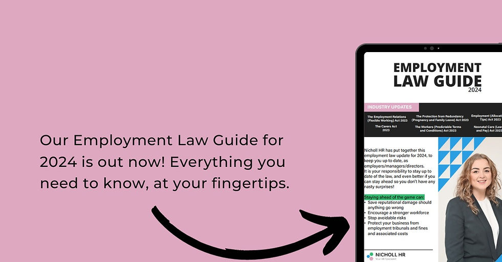 Free employment law guide 2024 snapshot