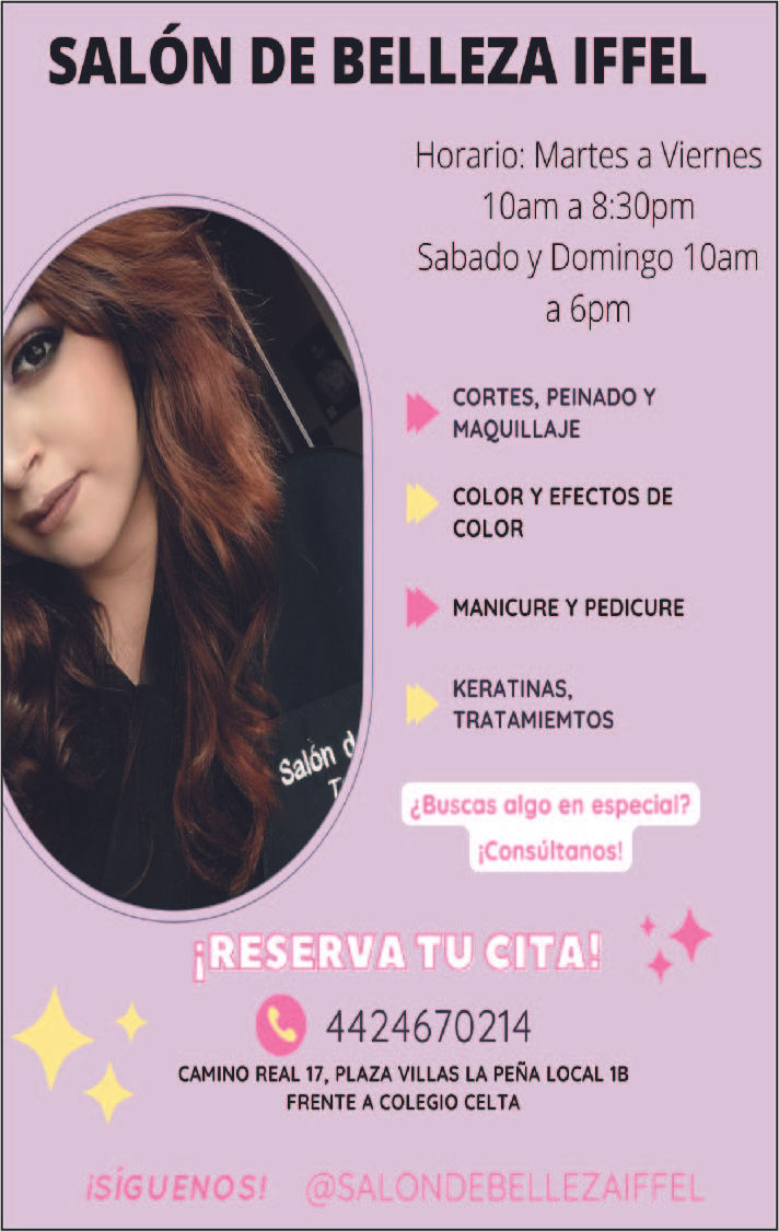 ANUNCIO SALON DE BELLEZA