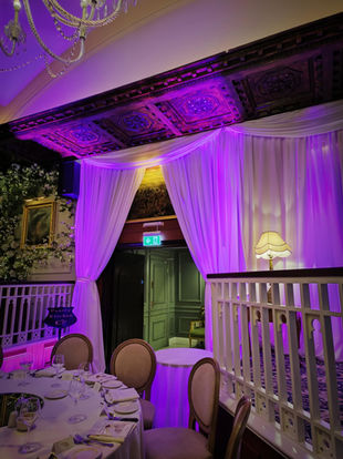 Dramatic Door Drapes at Cabra Castle