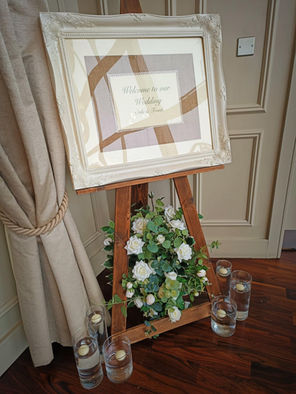personalised wedding sign