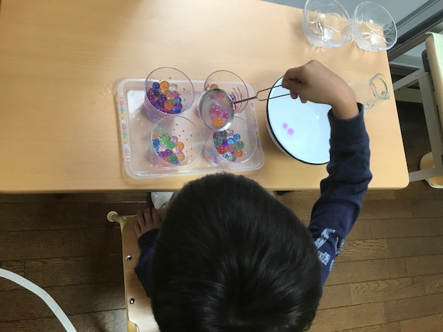 あけ移し プライマリー 等分に分ける