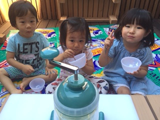 サマースクール、かき氷