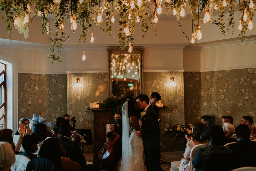 wedding ceremony at the loft templepatrick