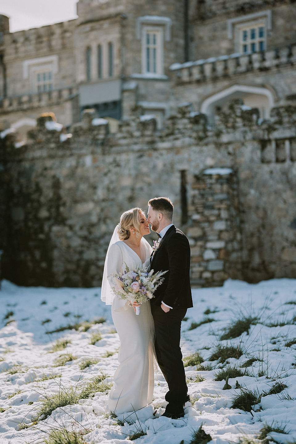 Snowy Killeavy Castle Estate Wedding