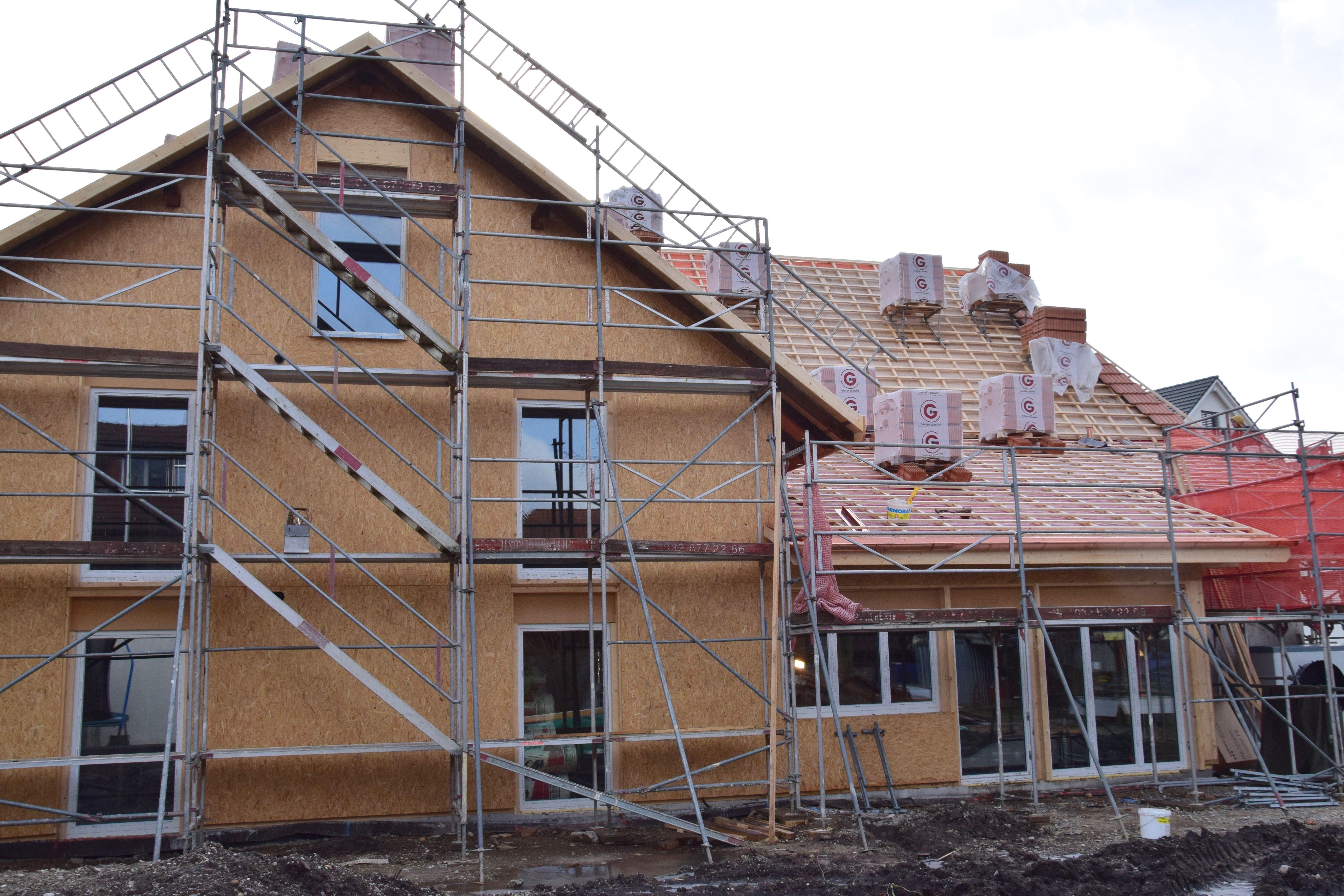 Das Dach wird