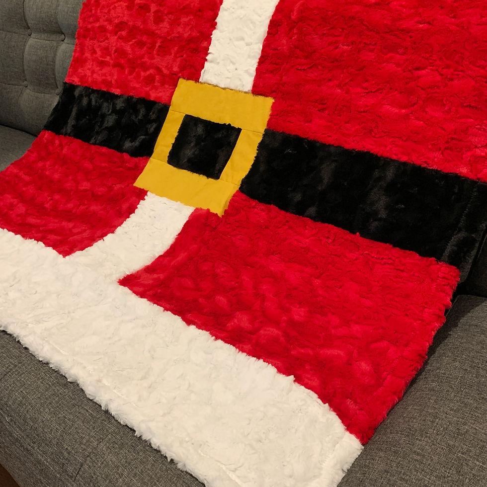 Thumbnail: Santa's Suit Quilt Or Blanket