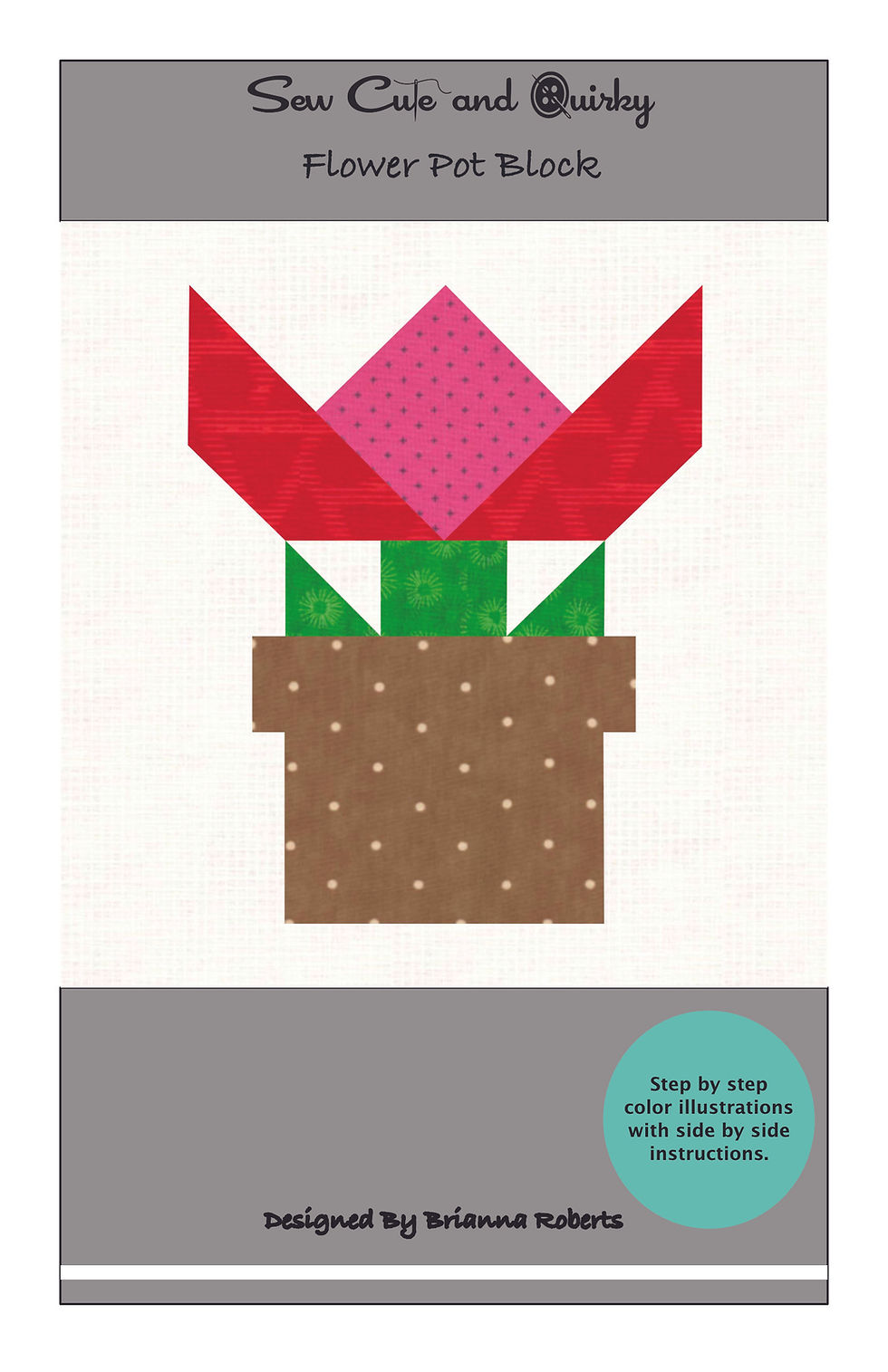 Miniatura: Flower Pot Quilt Block