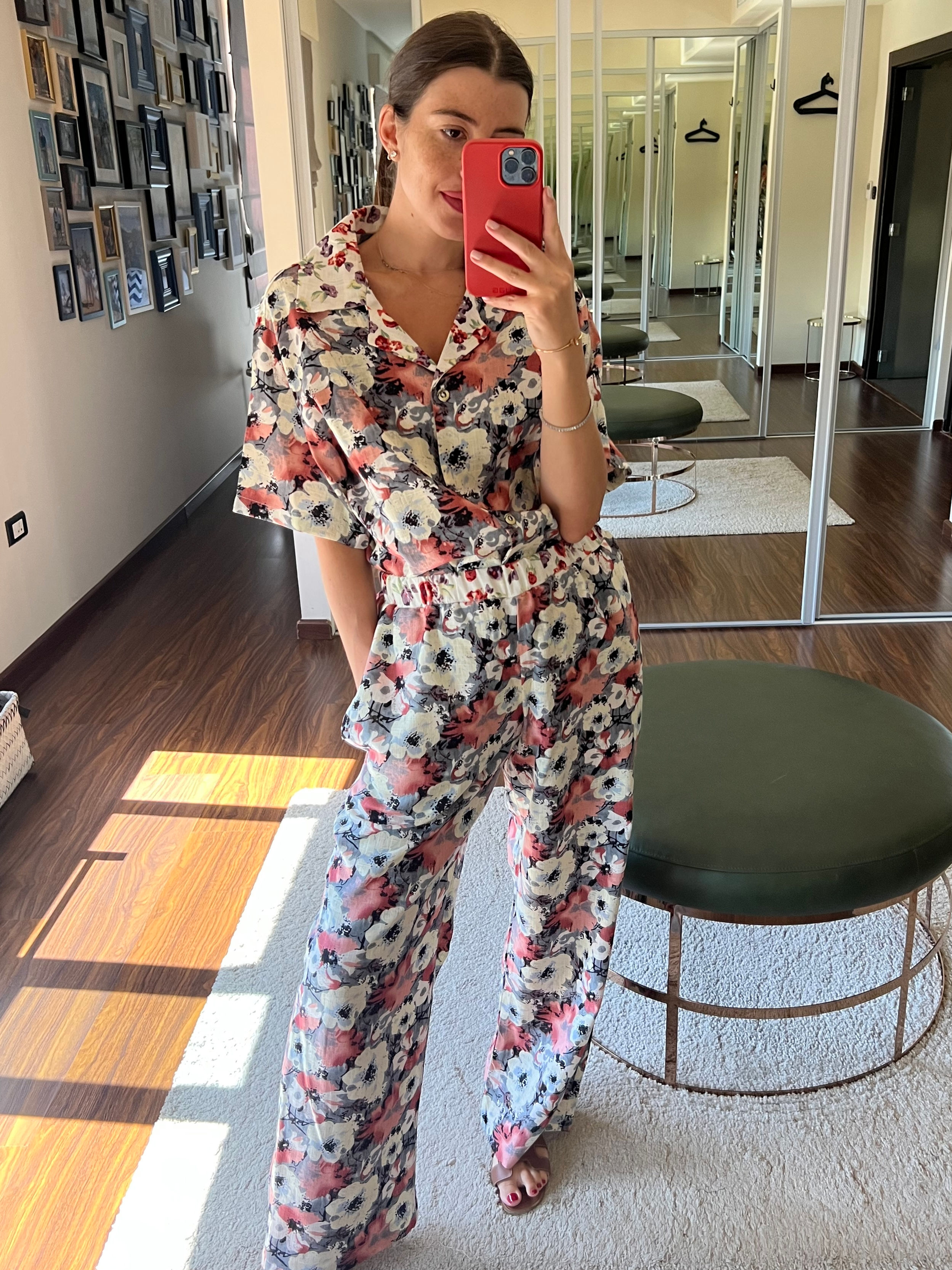 Flower mix long set