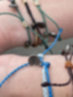 three braid wax cord bracelet