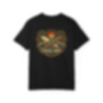 Coastal Yokel tee shirt with vintage bamboo surfboard graphic