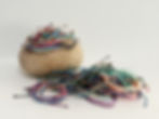 three braid wax cord bracelet