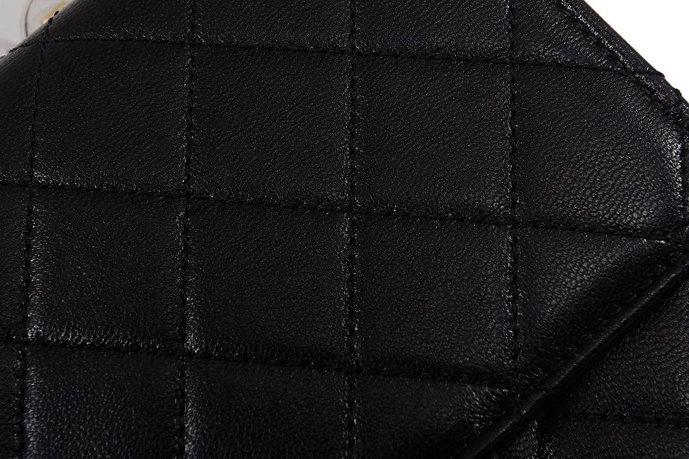 Thumbnail: CHANEL Vertical Flap Bag with Logo Acrylic Beads