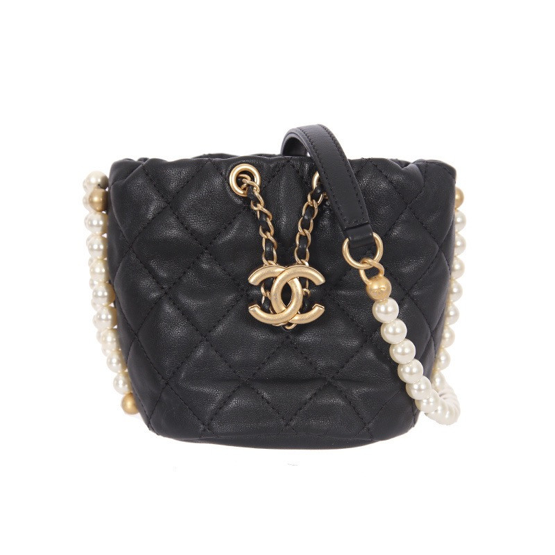 CHANEL Pearl Mini Bucket Bag