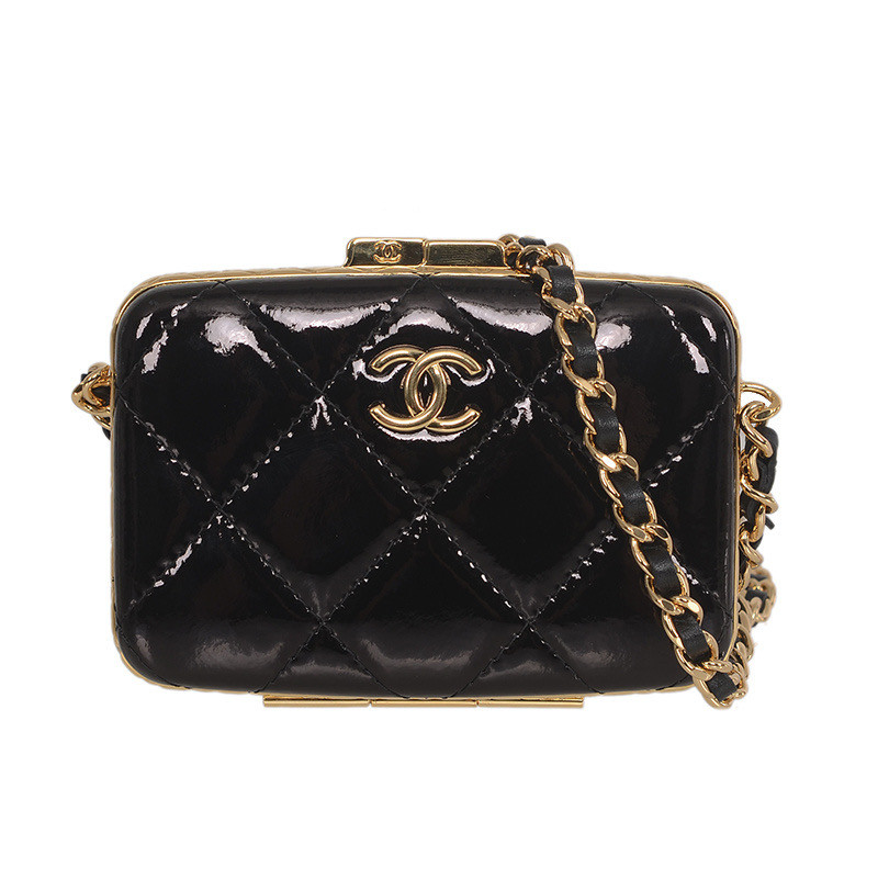 CHANEL Box with Chain Clutch