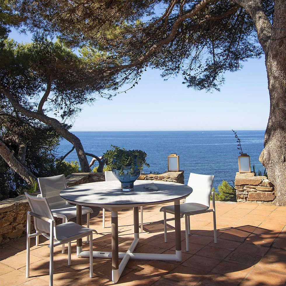 サムネイル： BASTINGAGE oval extending table