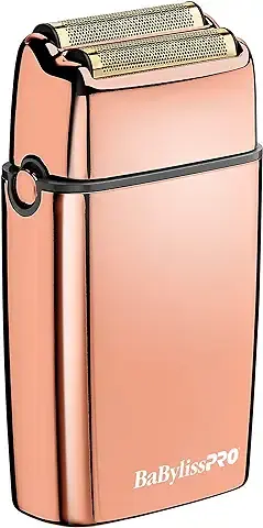 Thumbnail: Rose gold trash can with a black band around the top edge.