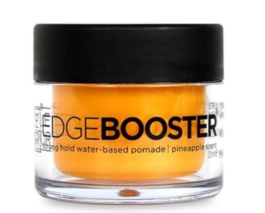 Thumbnail: Edge Booster strong hold water-based pomade pineapple scent on display D'Paradise Beauty Supply