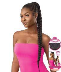 Thumbnail: Woman with braided ponytail, Pretty Uplok, D'Paradise Beauty Supply