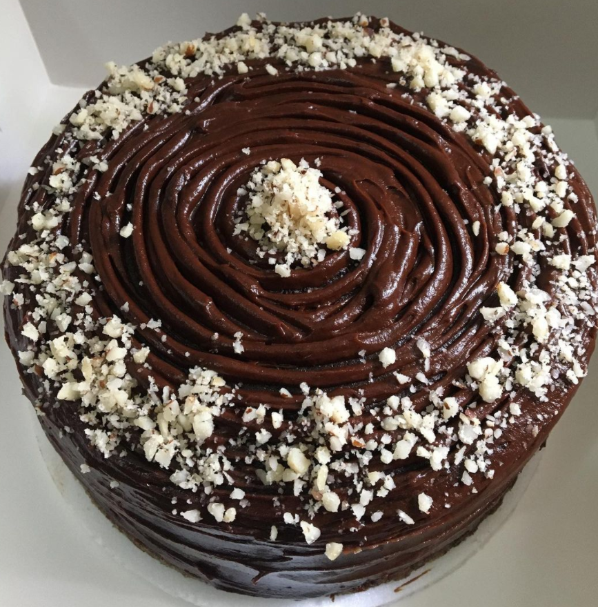Torta de Cacao Vegana, sin gluten