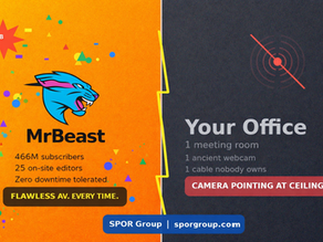 MrBeast Built a Media Empire With Flawless AV. Why Can't Your Meeting Room AV do the Same? 