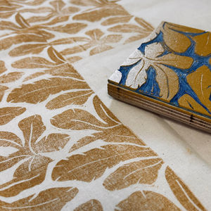 Handcarved Patterned Block Making