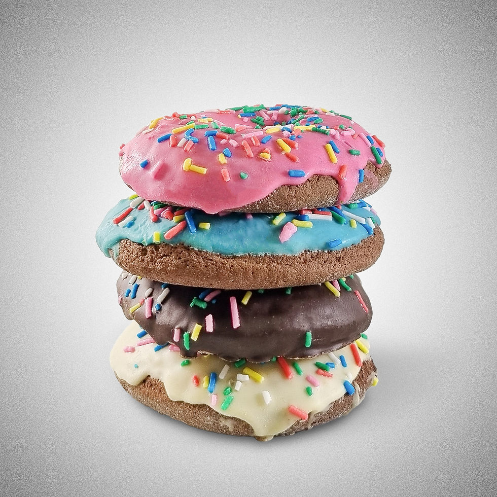 Donuts Assados - Bandeja com 16 unidades