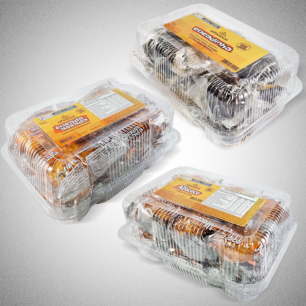 COMBO COCO LOVER - Alfacoco + Cocadas Assada + Cocadinha Mista