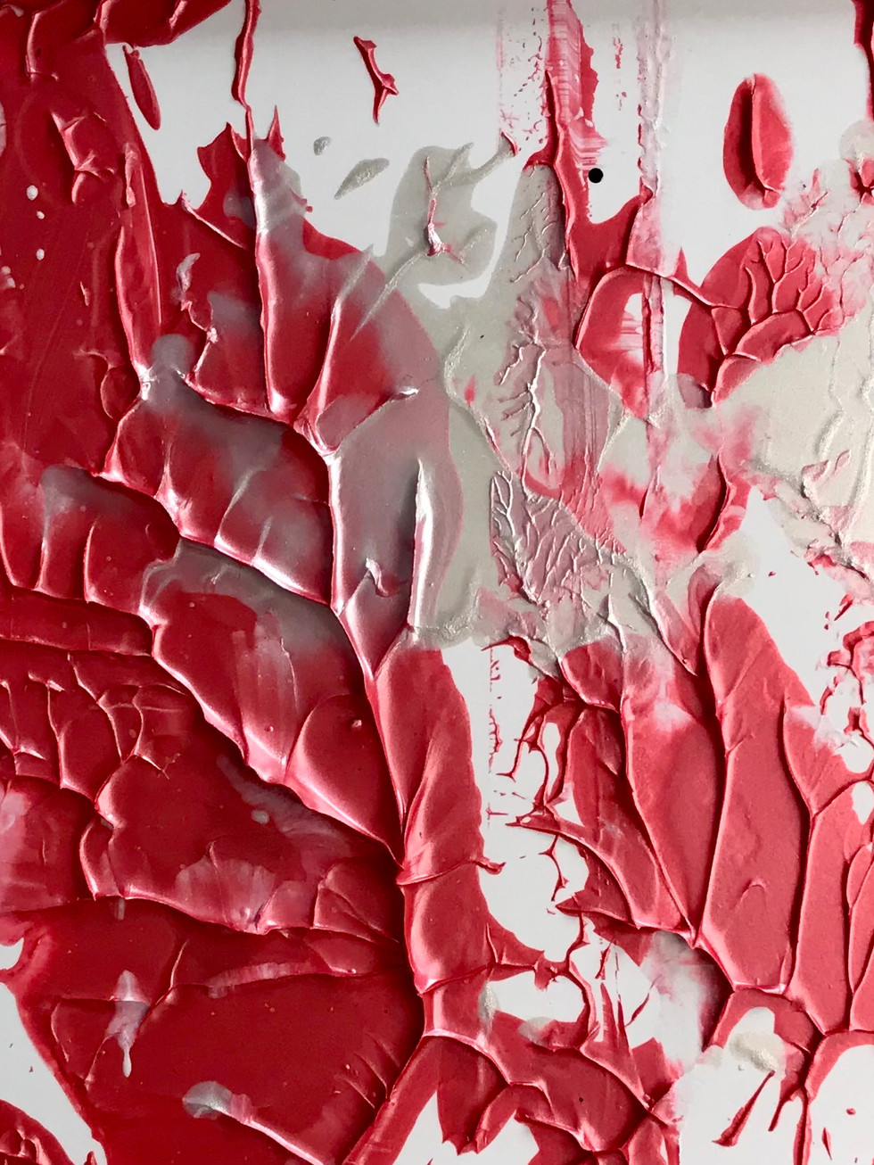 Œuvre réalisée sur papier Lanavanguard. En technique mixte avec des encres et médiums.