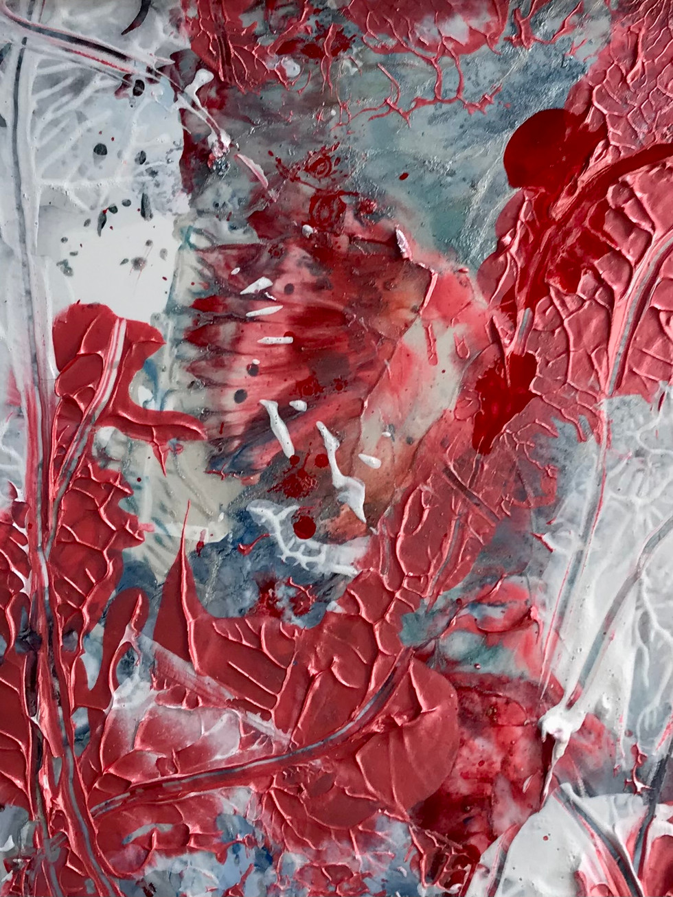 Œuvre réalisée sur papier Lanavanguard. En technique mixte avec des encres et médiums.