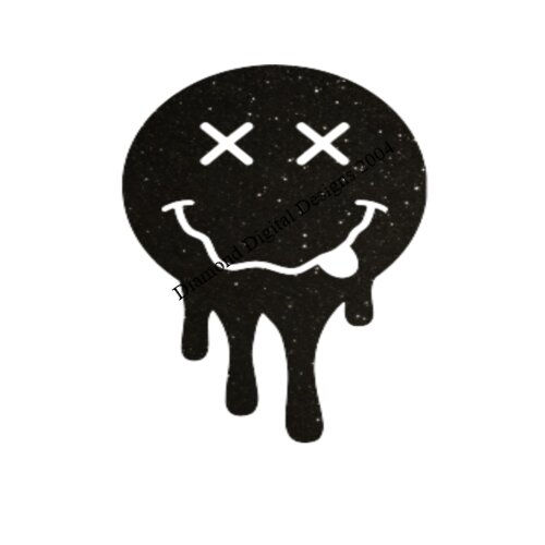 Thumbnail: Melting Smiley Faces Set Sublimation Png /Svg /Pdf Digital Download