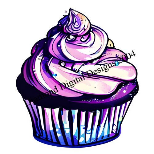 Küçük resim: Cupcake Set of 10 Sublimation Png Svg Pdf Digital Download