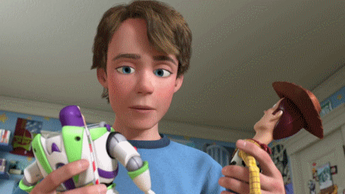gif disney pixar animation studios toy story 3 andy davis woody buzz lightyear.gif