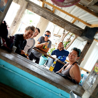 Cheers from BTR Bar Placencia