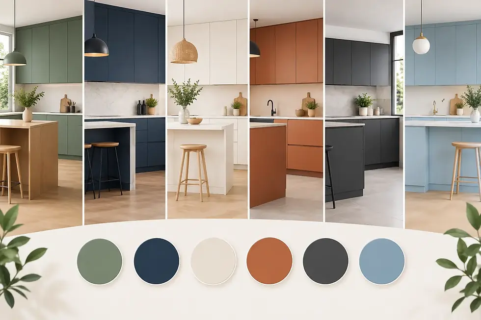 7 couleurs d’armoires de cuisine en 2026