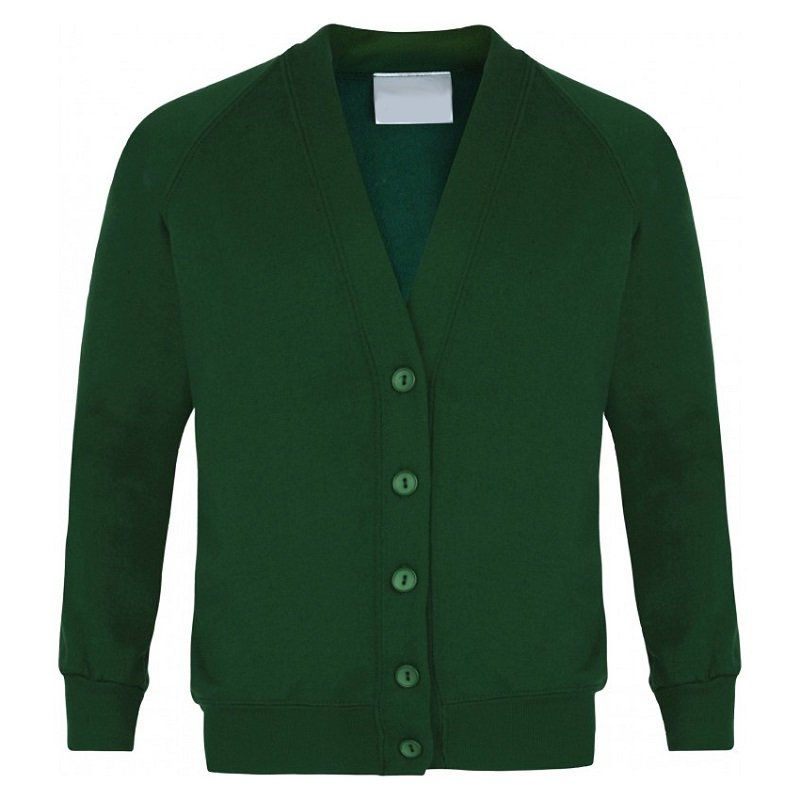 School cardi (bottle green)