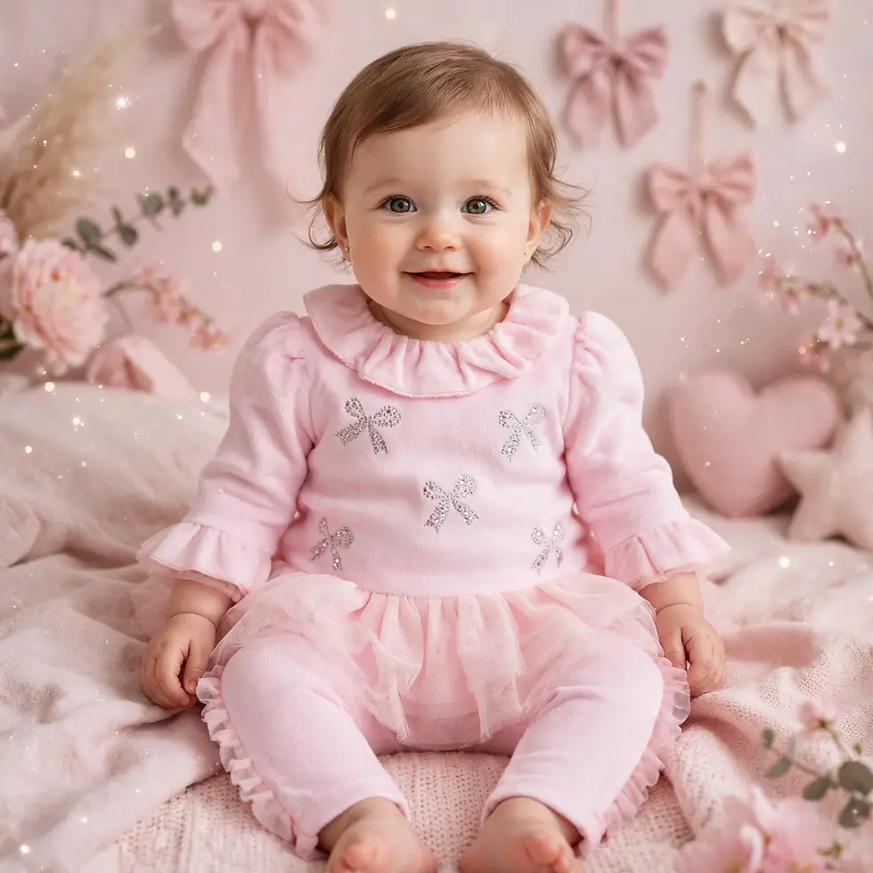 Thumbnail: Mintini diamanté tunic legging set