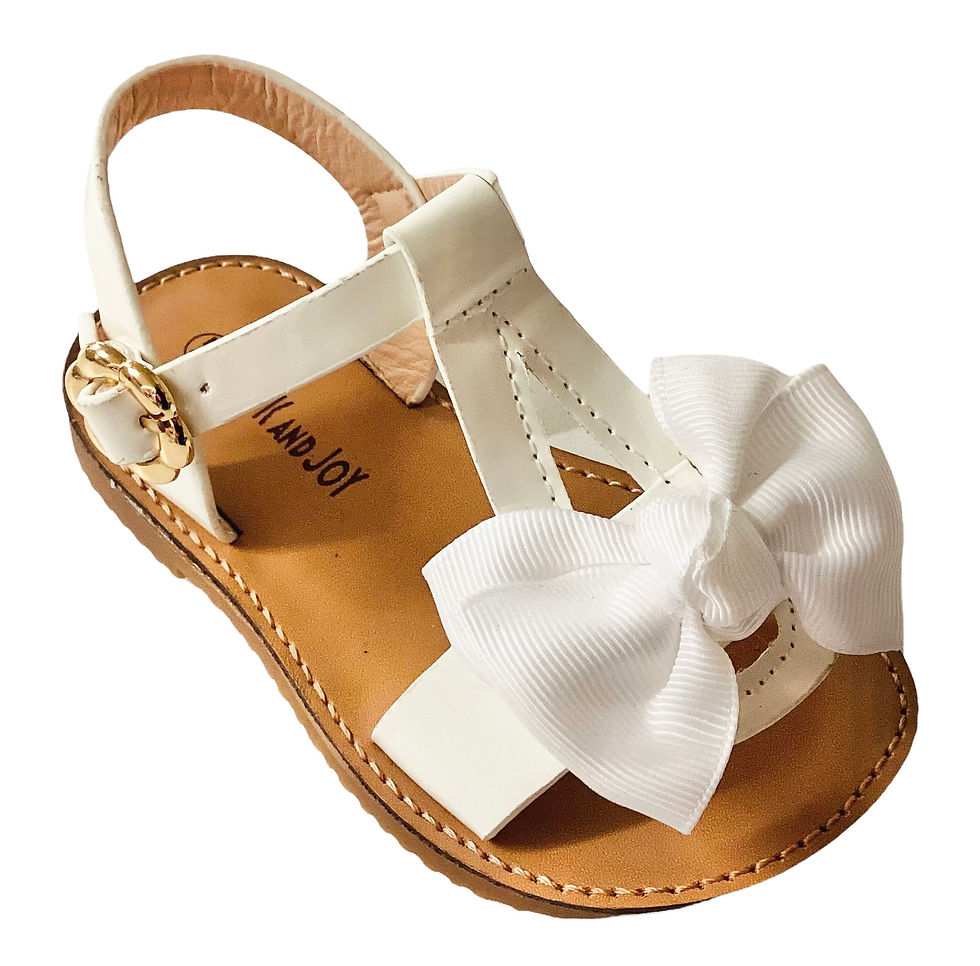 Satin bow sandals