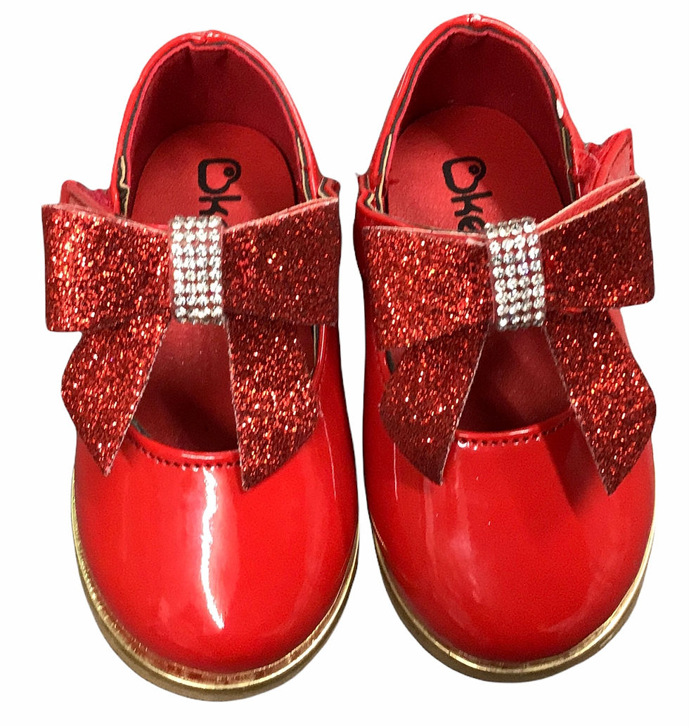 Diamanté glitter bow shoes