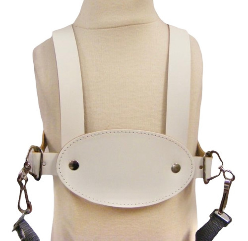 Panache Leather Baby Reins White Leather Baby Harness Baby Harness