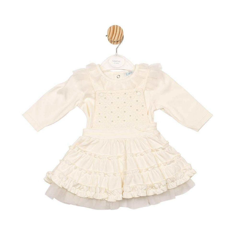 Mintini Baby pinafore set