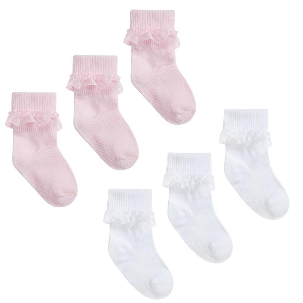 Tick Tock triple pack frill socks