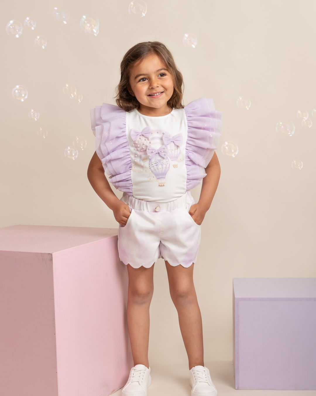 Caramelo Kids fly away shorts set