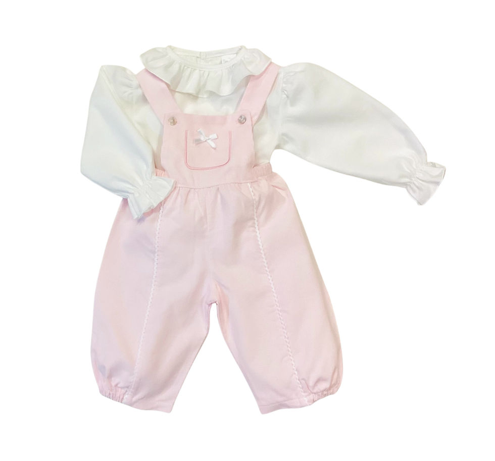 Kleo Kids corduroy dungaree set