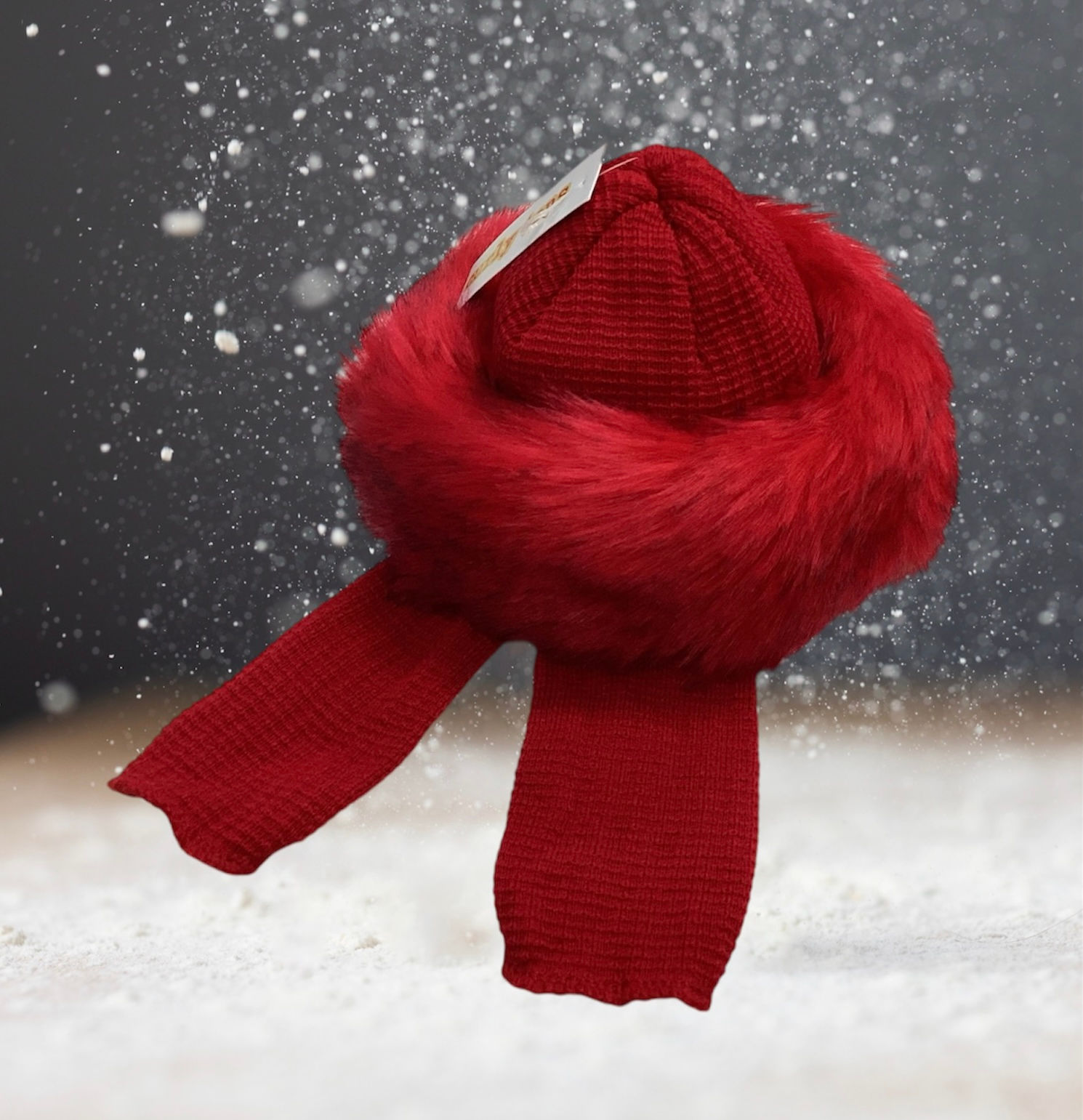 Russian style scarf hat